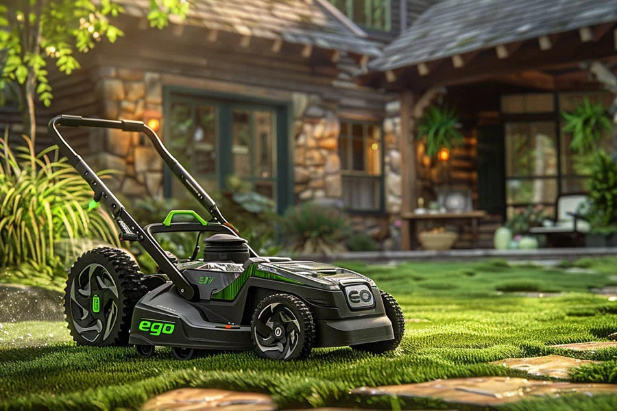 self propelled lawn mower electric