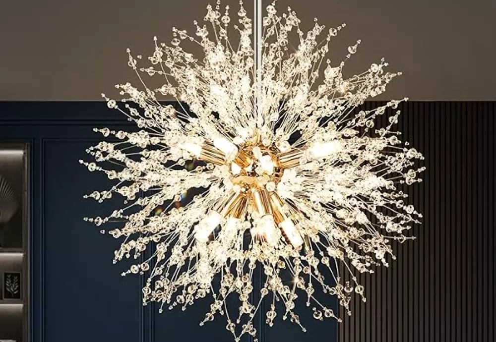 dandelion crystal chandelier