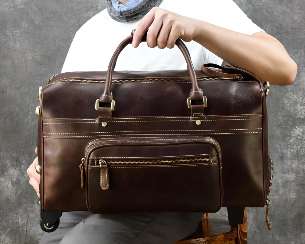 two wheeled luggage